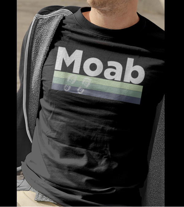 Moab Retro Hiking Boottrail Running Utah T-Shirt