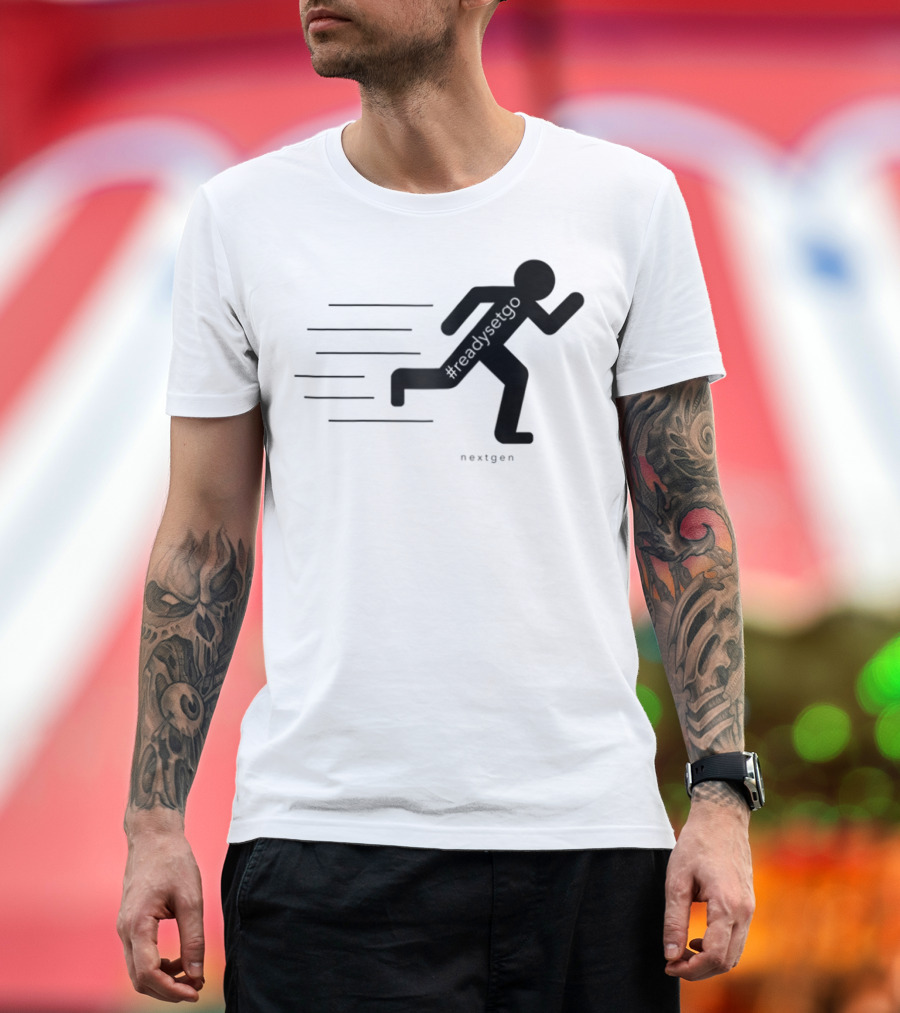Ready Set Go Hashtag Next Gen Running Hiking T-Shirt