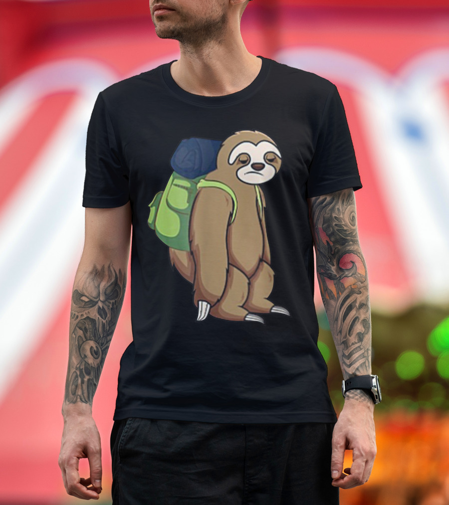Sloth Hiking Team We Will Get There Eventually T-Shirt