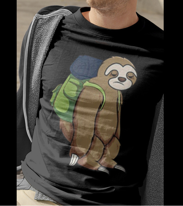 Sloth Hiking Team We Will Get There Eventually T-Shirt