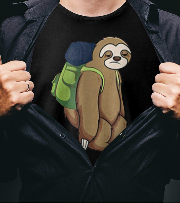 Sloth Hiking Team We Will Get There Eventually T-Shirt
