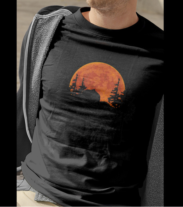 Turtle Hiking Team We Will Get There When We Get There Moon Forest T-Shirt