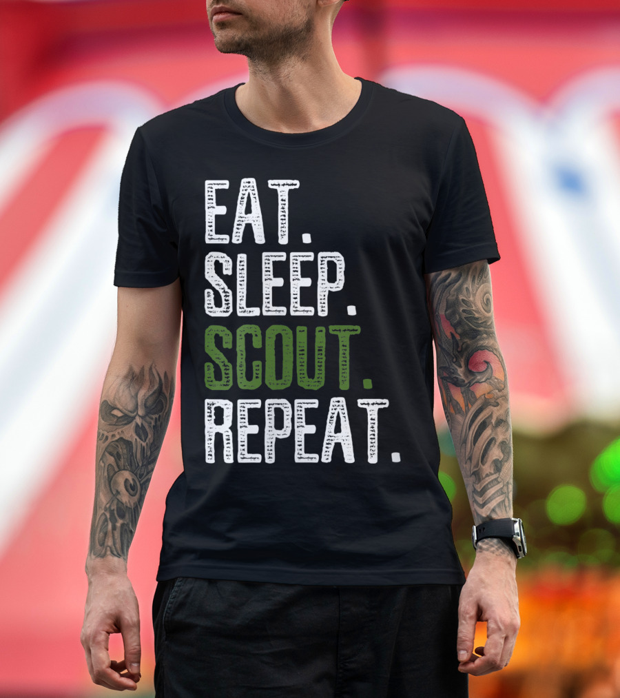 Eat Sleep Scout Repeat T-Shirt
