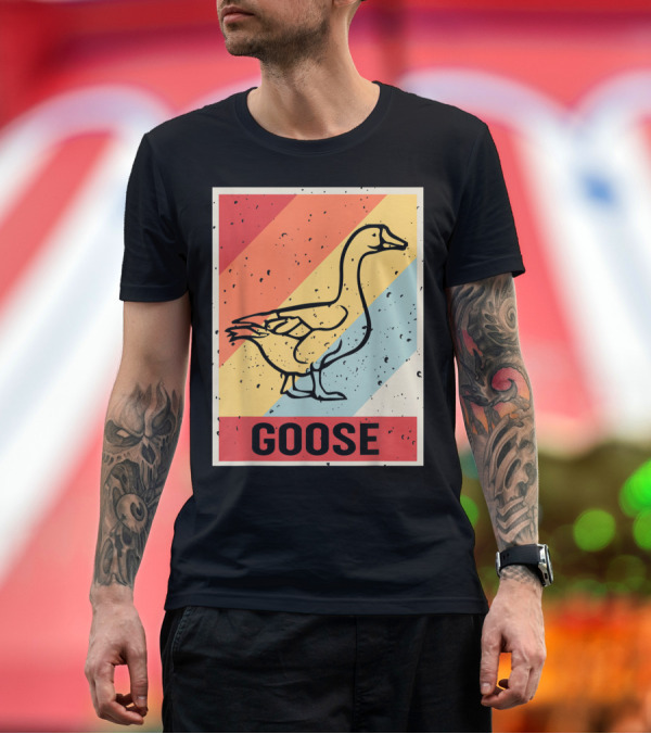 Premium T-Shirt: Vintage Goose Lover Retro 80th Anniversary T-Shirt Vintage Goose Lover Retro 80th Anniversary T-Shirt