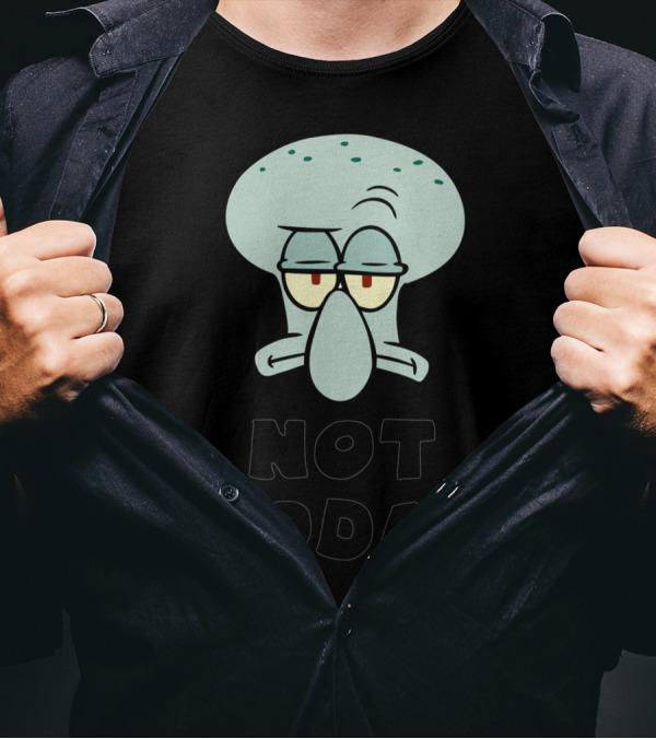 Not Today Squidward's Head Spongebob Squarepants T-Shirt