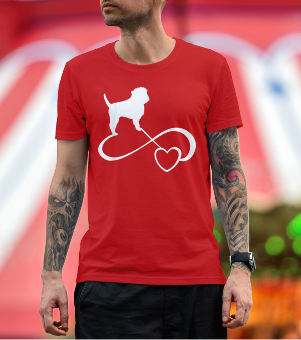 Premium T-Shirt: Affenpinscher Infinity Heart T-Shirt Affenpinscher Infinity Heart T-Shirt