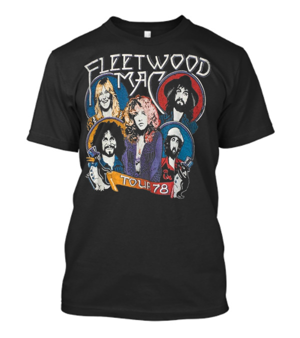 Fleetwood Mac Tour 78 Vintage Rock T-Shirt