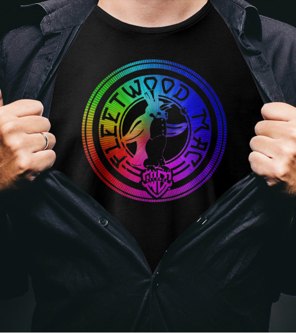 Fleetwood Mac Rainbow Logo Planning Engineers Funny Present Awesome T-Shirt