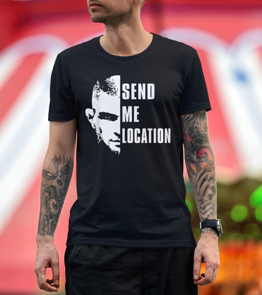 Send Me Location Papakha Hat Face T-Shirt