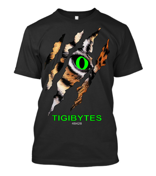 Tigibytes Robotics Team 48428 Tiger Eye Claw Marks T-Shirt