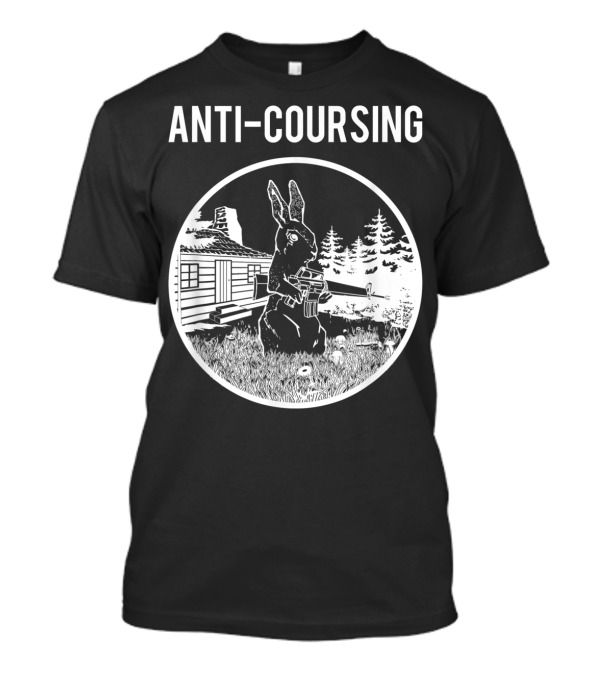 ANTI-COURSING Rabbit Bun Hunting House And Forest T-Shirt