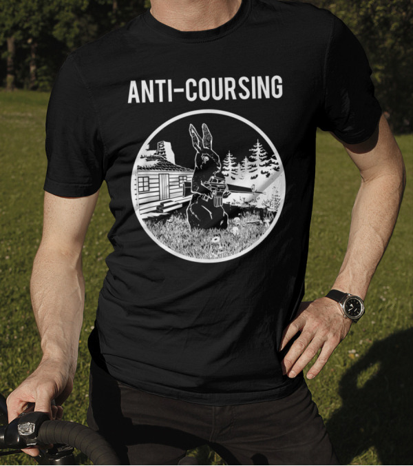 ANTI-COURSING Rabbit Bun Hunting House And Forest T-Shirt