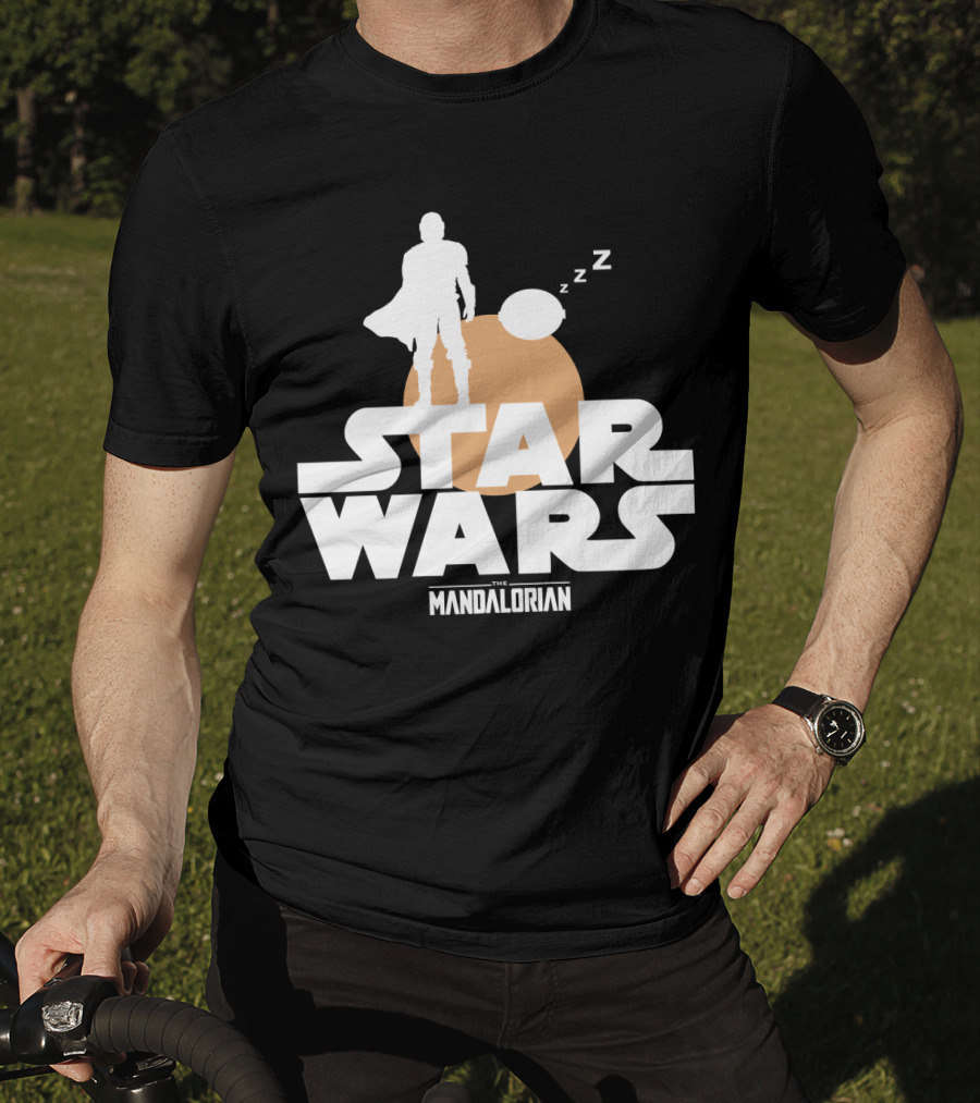 Star Wars The Mandalorian Sleeping Duo T-Shirt