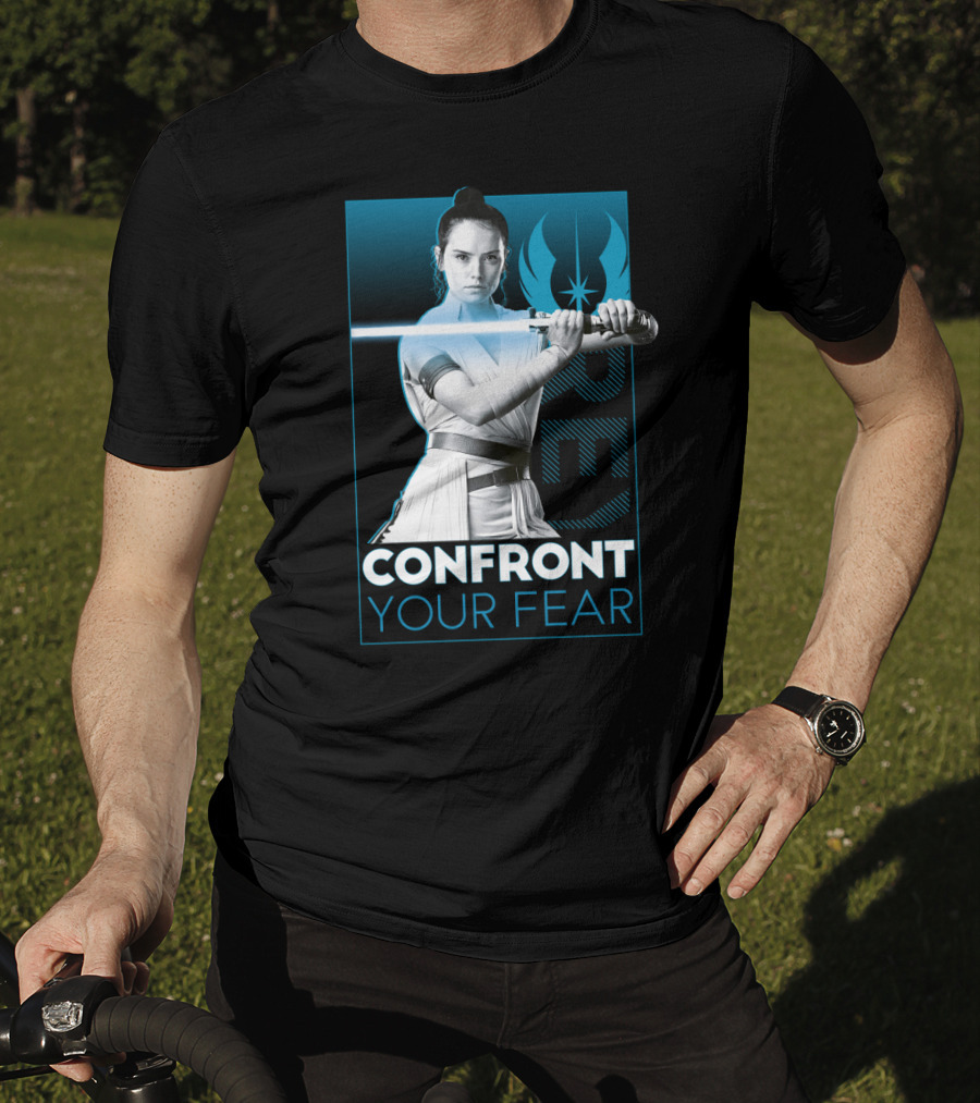 Star Wars Rey Confront Your Fear T-Shirt