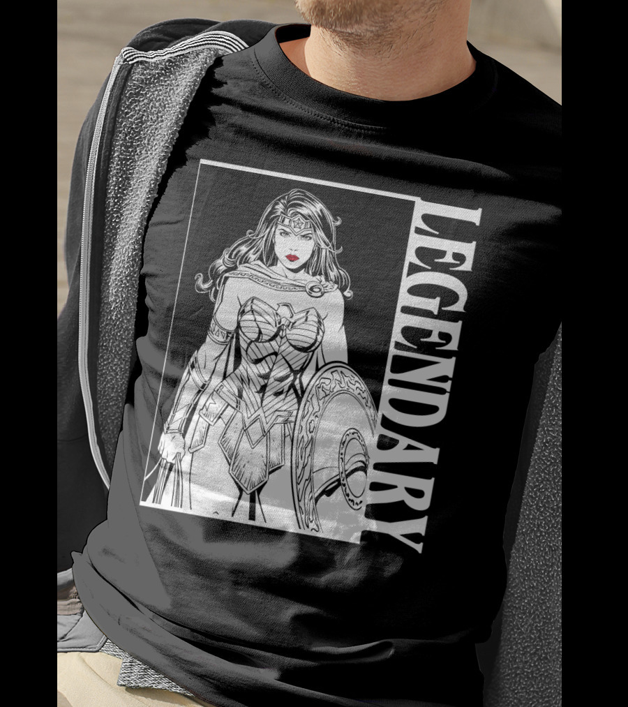 Wonder Woman Legendary Heroic Warrior T-Shirt