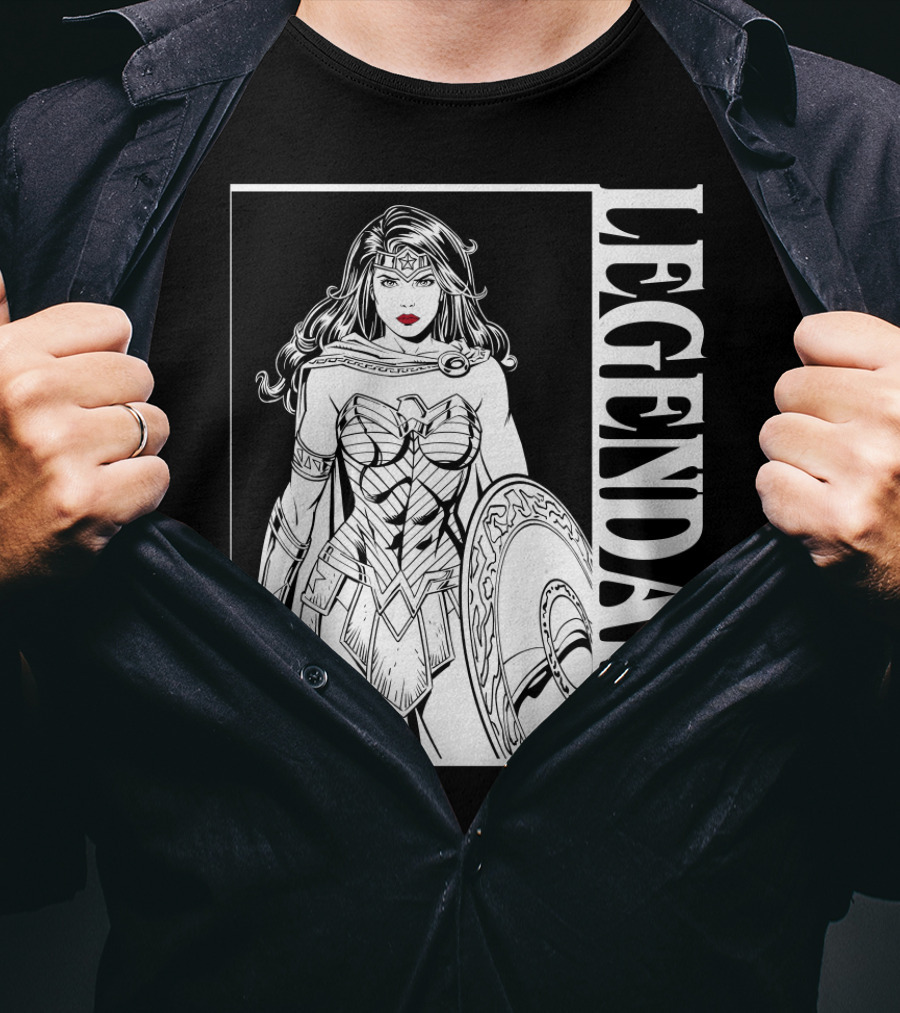 Wonder Woman Legendary Heroic Warrior T-Shirt