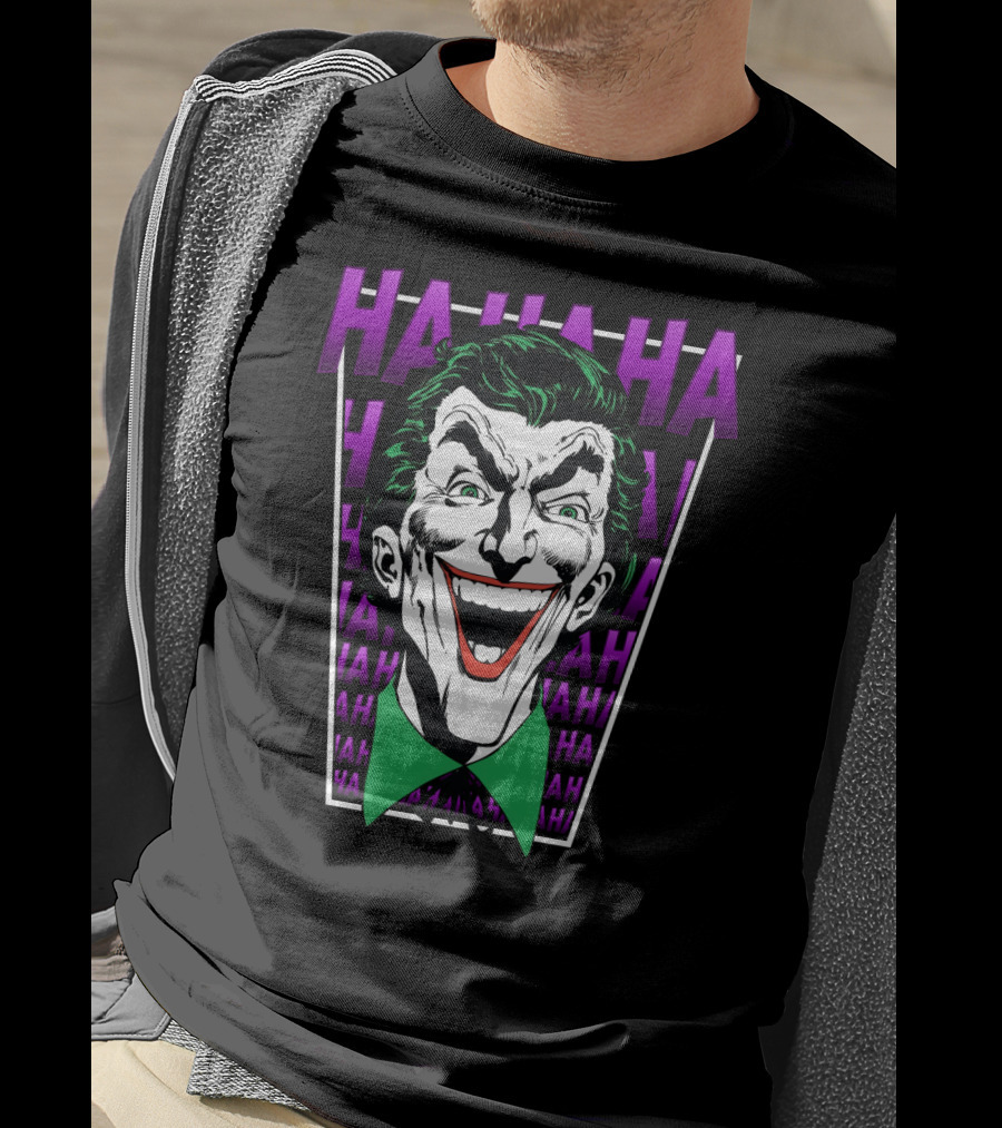 The Joker Hahaha Iconic Laugh T-Shirt
