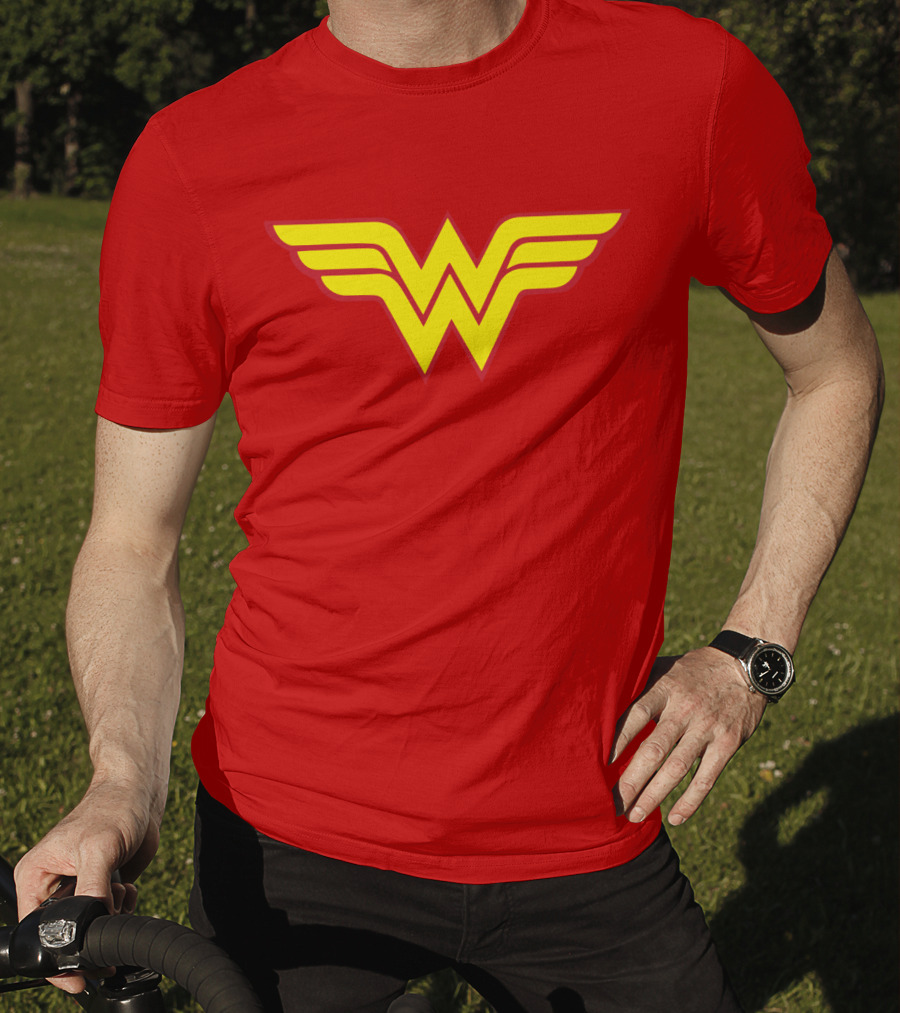 Wonder Woman Classic Yellow Emblem T-Shirt