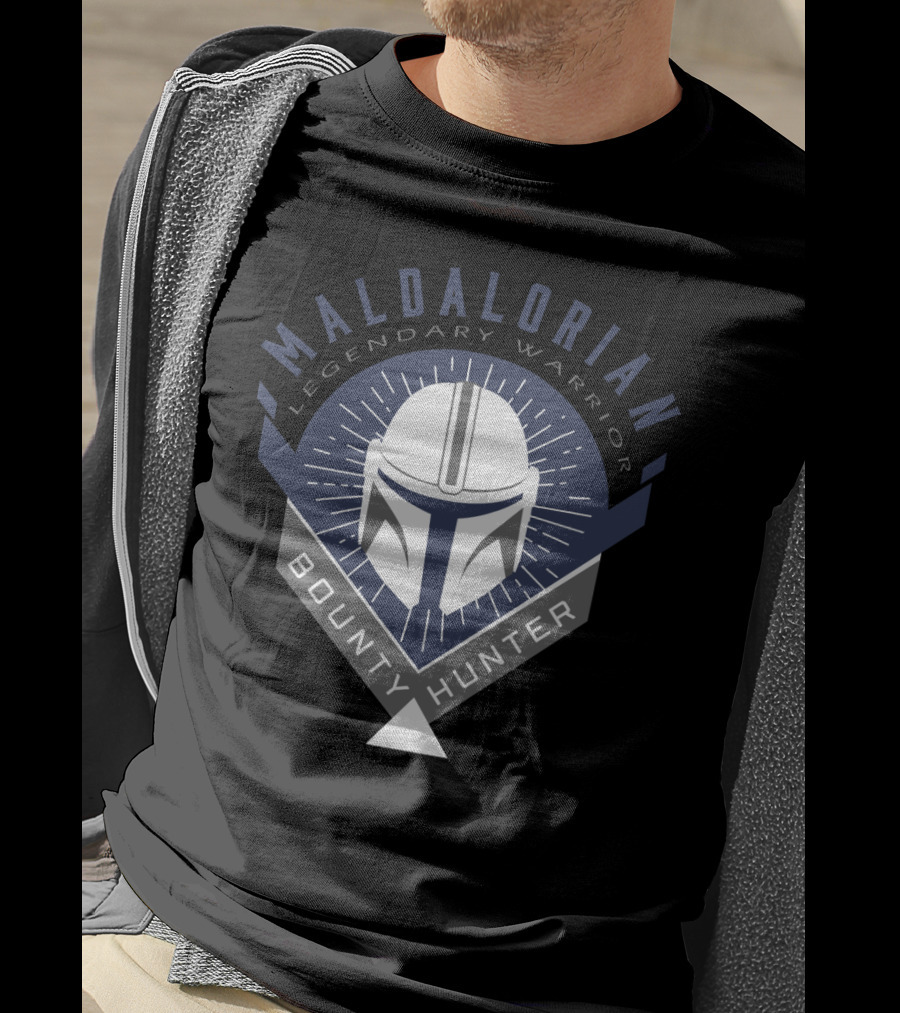 Maldalorian Legendary Warrior Bounty Hunter Helmet T-Shirt