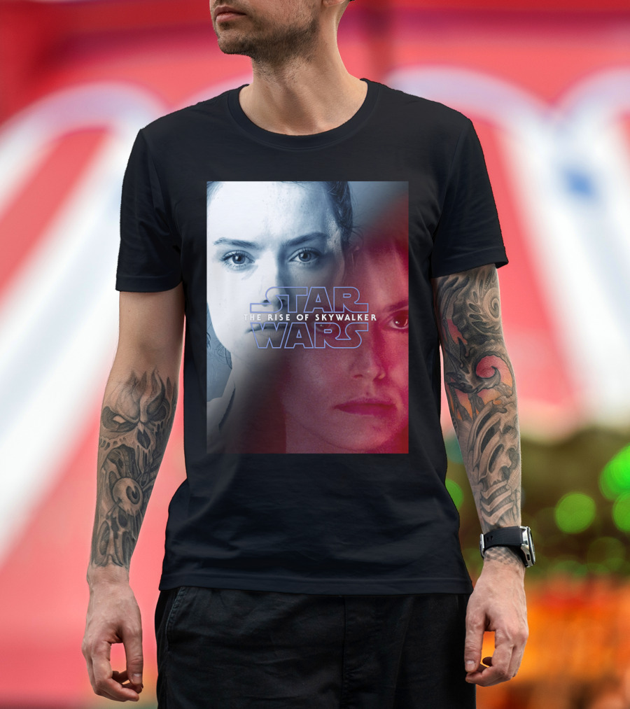Star Wars The Rise of Skywalker Rey Light and Dark T-Shirt