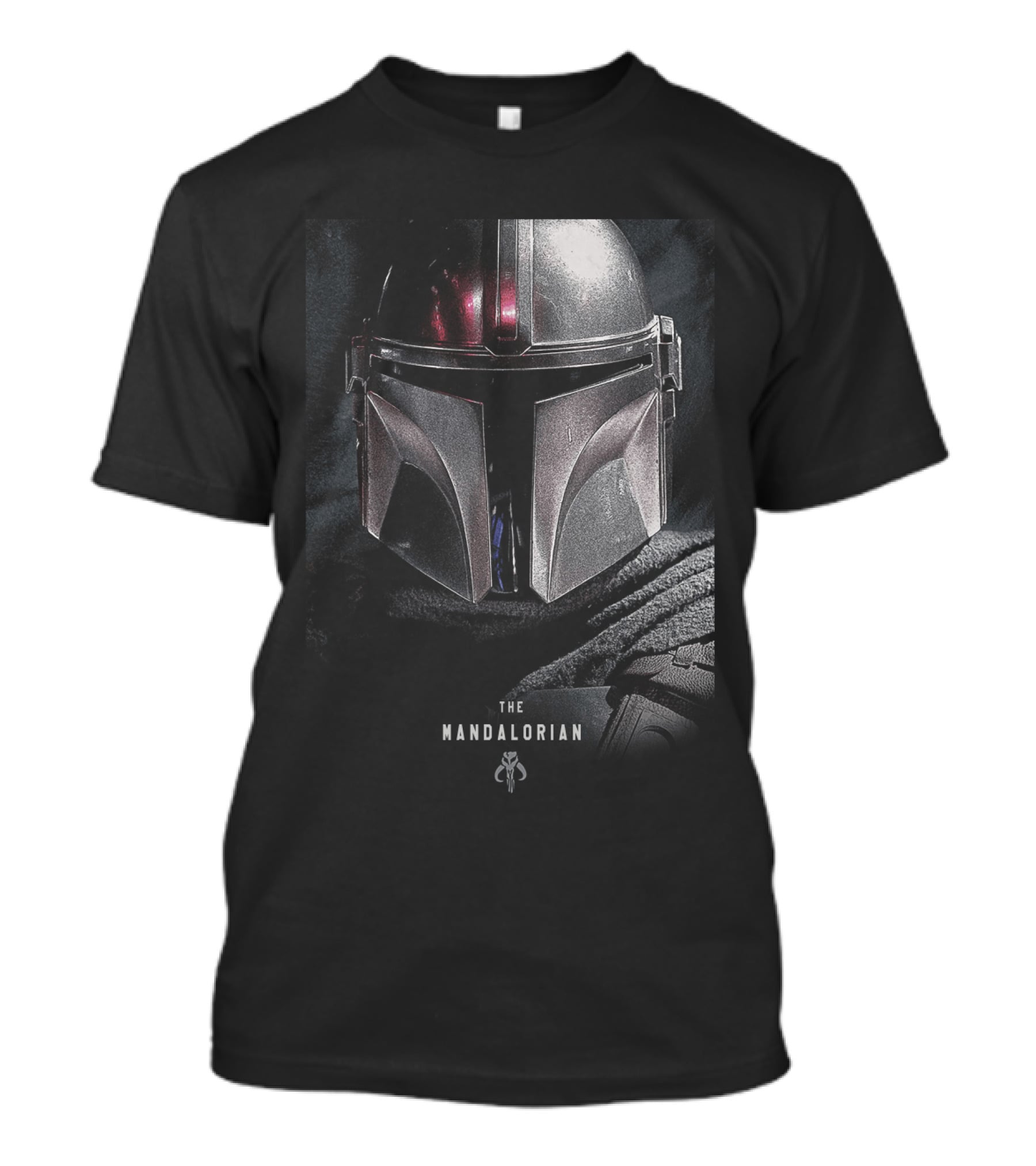 The Mandalorian Shiny Mysterious Star Wars Helmet T-Shirt