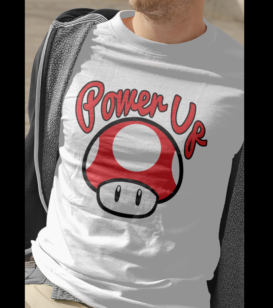 Super Mario Power Up Mushroom T-Shirt
