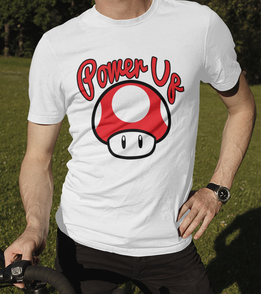 Super Mario Power Up Mushroom T-Shirt