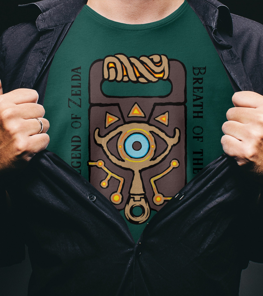 The Legend Of Zelda Breath Of The Wild Sheikah Slate Eye T-Shirt