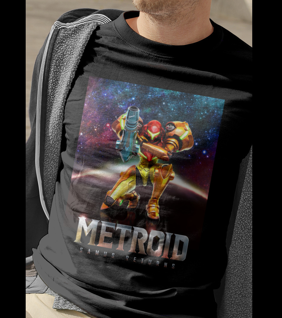 Metroid Samus Returns Galaxy Adventure T-Shirt