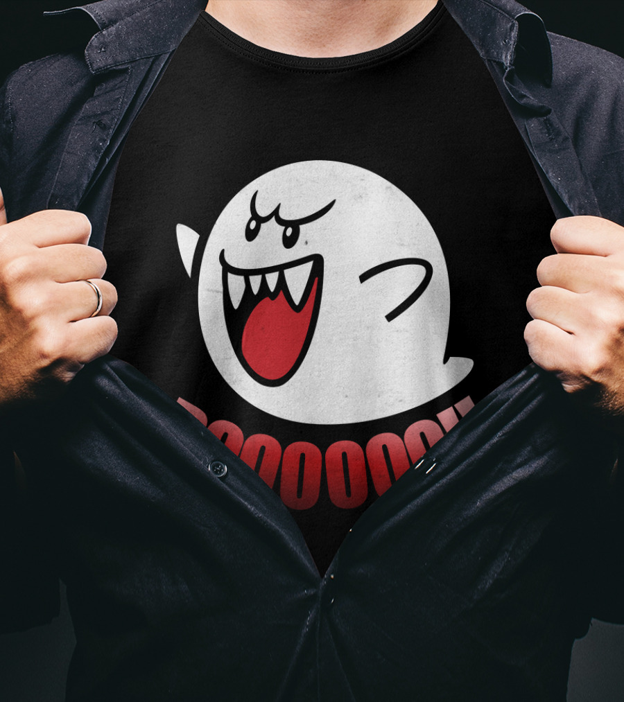 Super Mario Boo Ghost Booooo T-Shirt