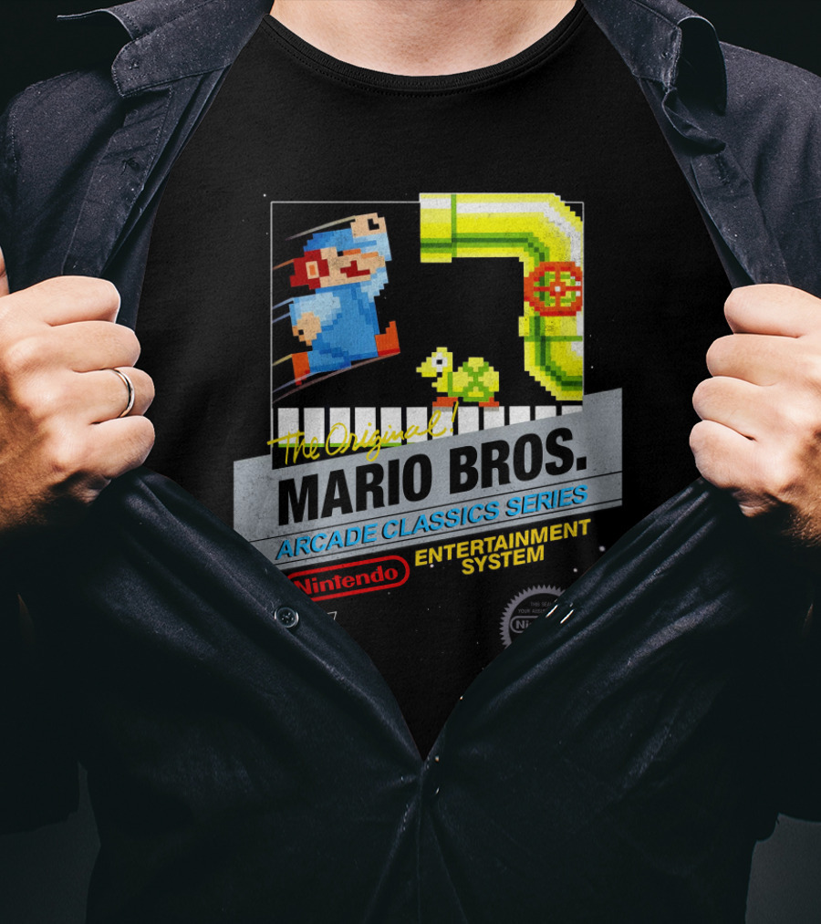 The Original Nintendo Entertainment System Mario Bros Arcade Classics Series T-Shirt