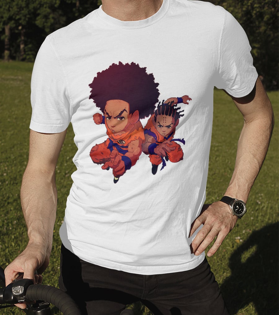 Dragonball Z Fusion Afro Style Characters T-Shirt