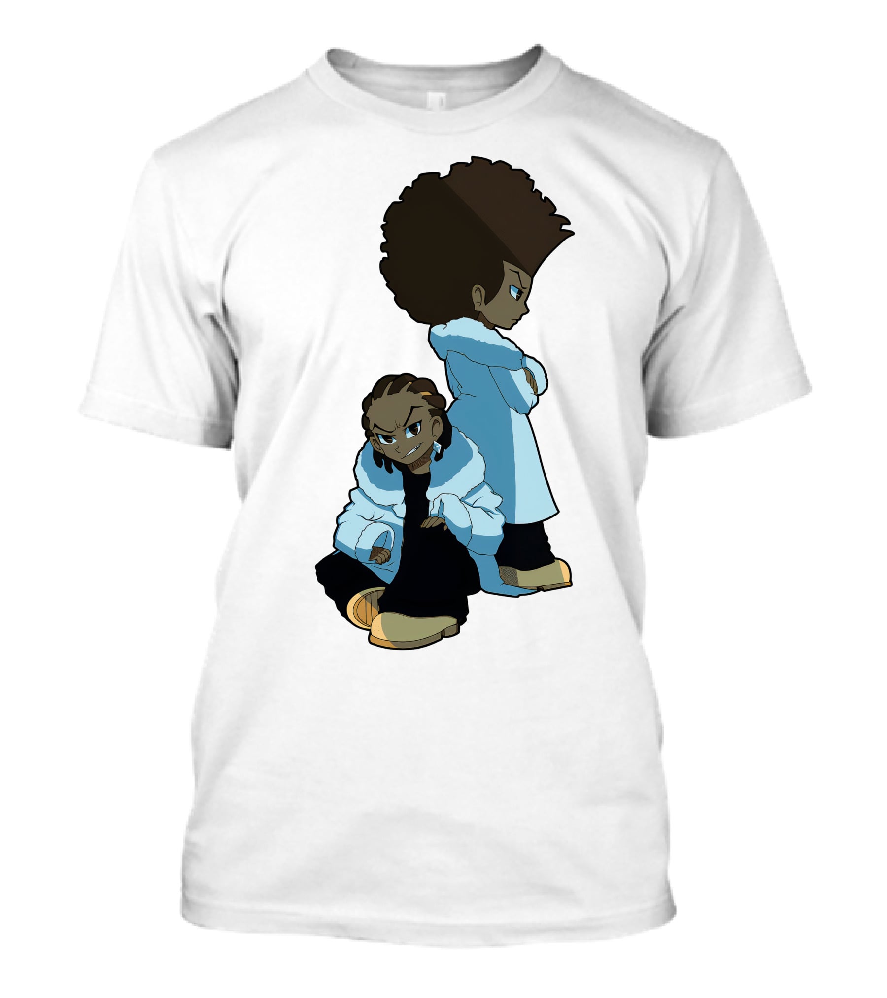 The Boondocks Huey And Riley Characters T-Shirt