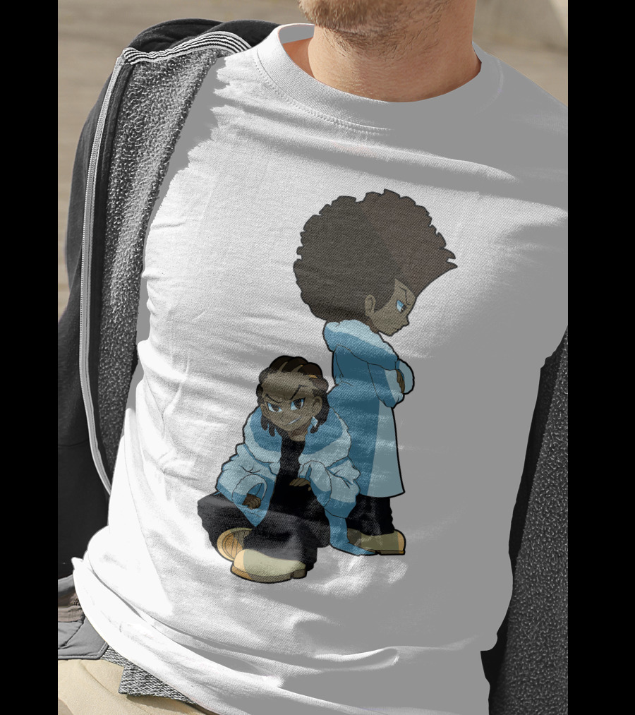 The Boondocks Huey And Riley Characters T-Shirt