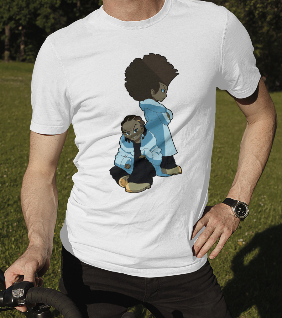 The Boondocks Huey And Riley Characters T-Shirt