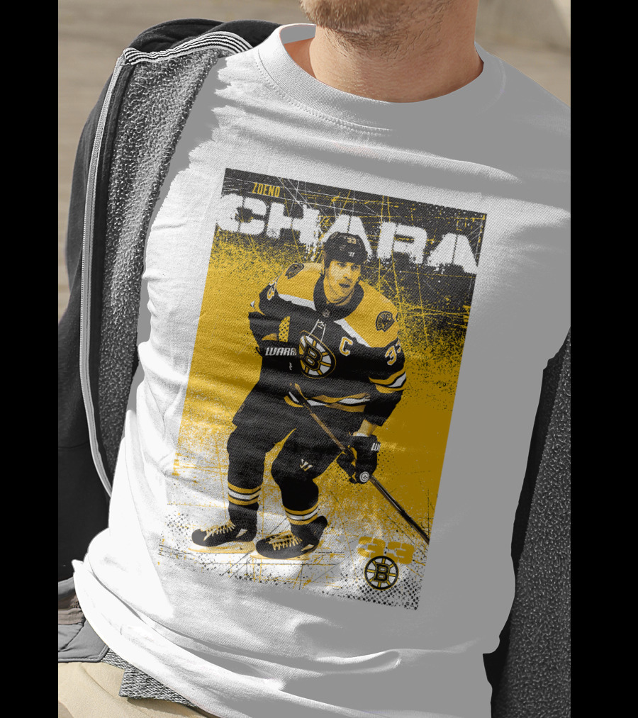 Zdeno Chara Boston Bruins 33 Hockey Captain T-Shirt
