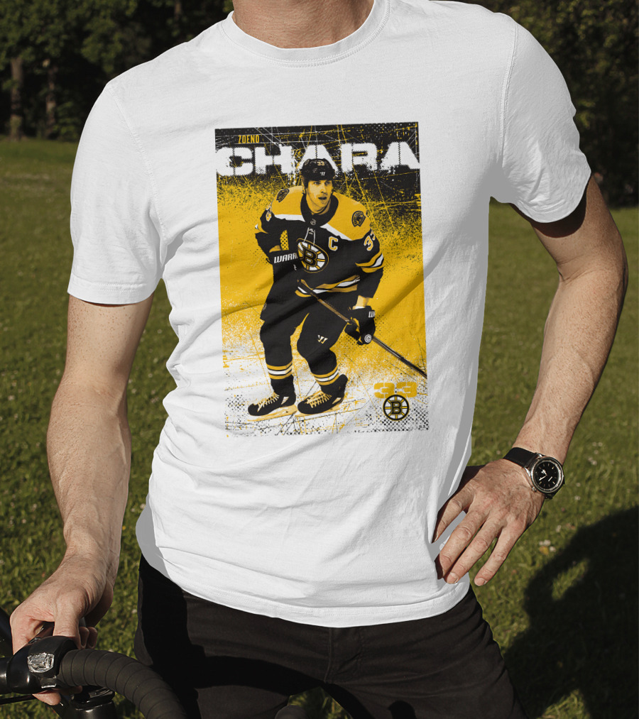 Zdeno Chara Boston Bruins 33 Hockey Captain T-Shirt