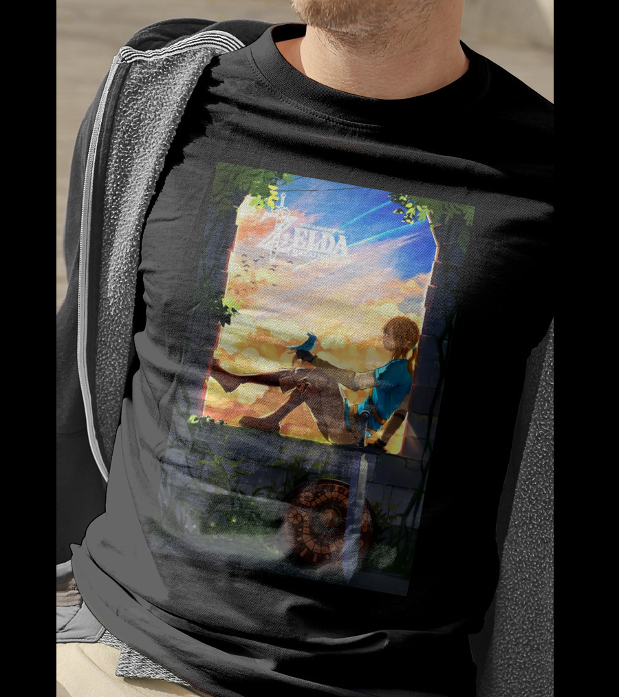 The Legend Of Zelda Breath Of The Wild Heroic Reflection T-Shirt