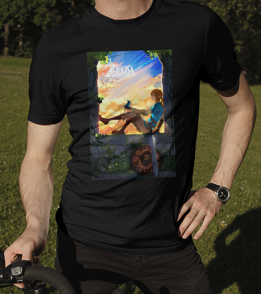 The Legend Of Zelda Breath Of The Wild Heroic Reflection T-Shirt
