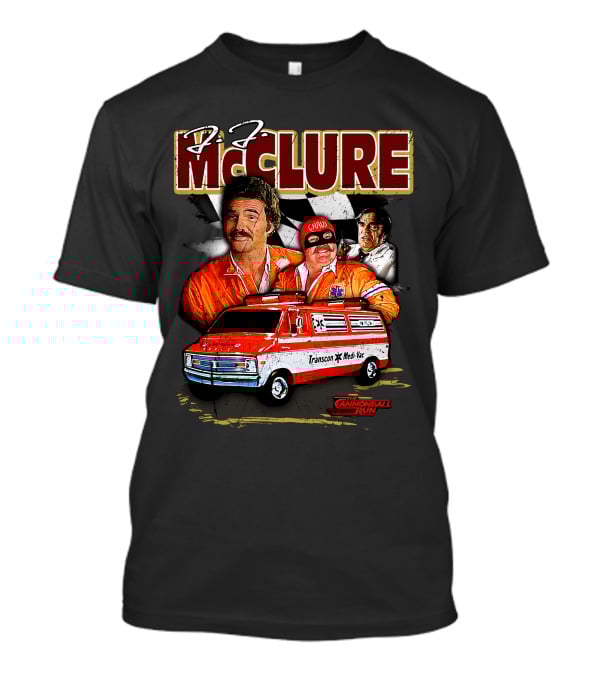 Cannonball Run J.J. McClure Transcon Med-Vac Van Racing T-Shirt