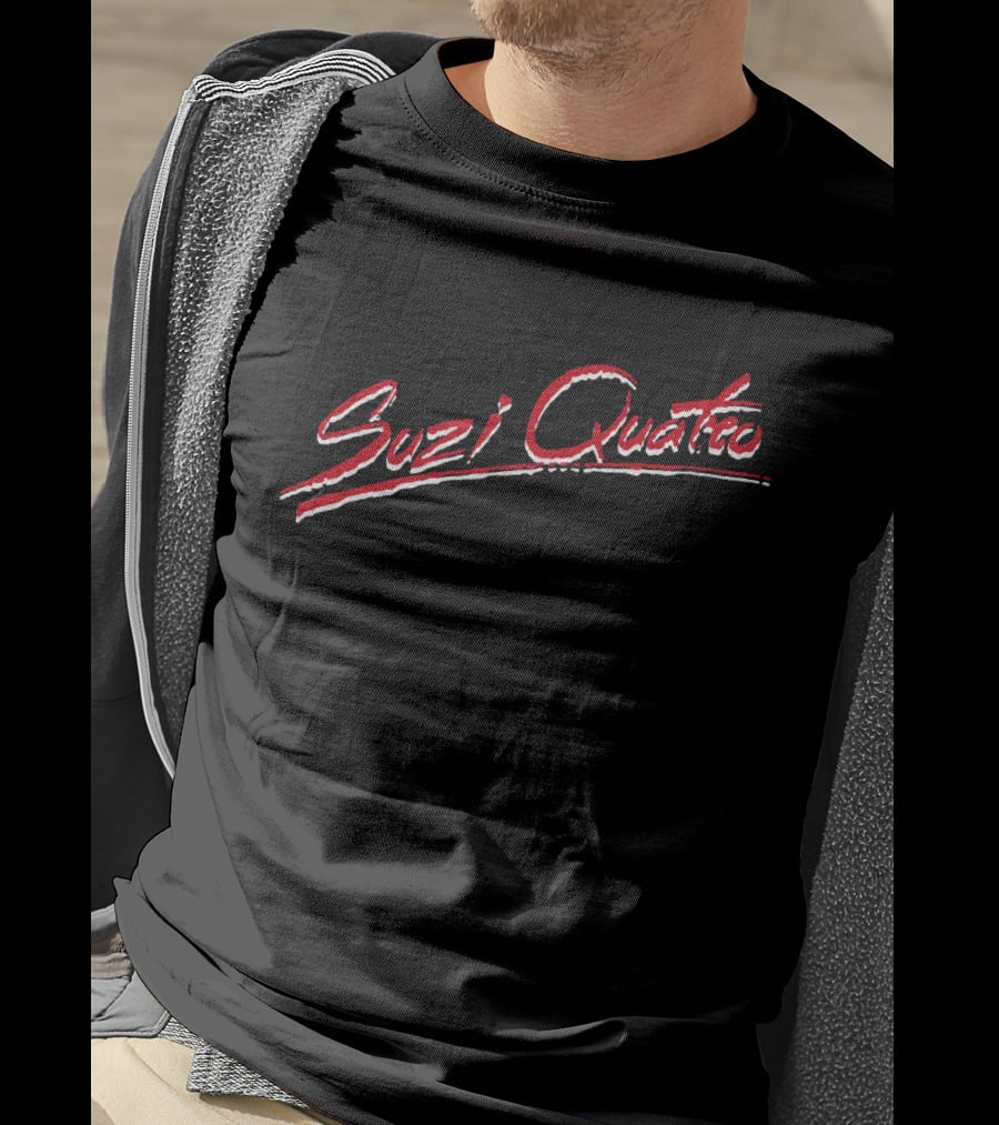 Suzi Quatro Red Script T-Shirt