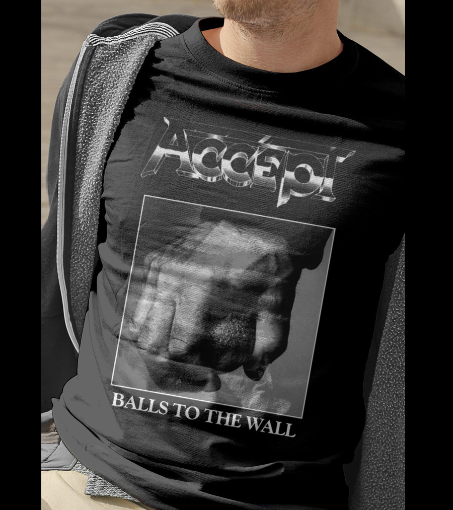 Accept Balls To The Wall Album Cover T-Shirt