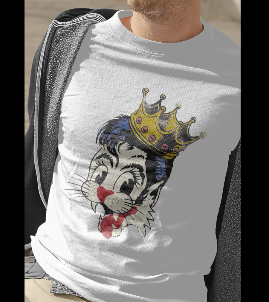 STC W Crowned Cat Face T-Shirt