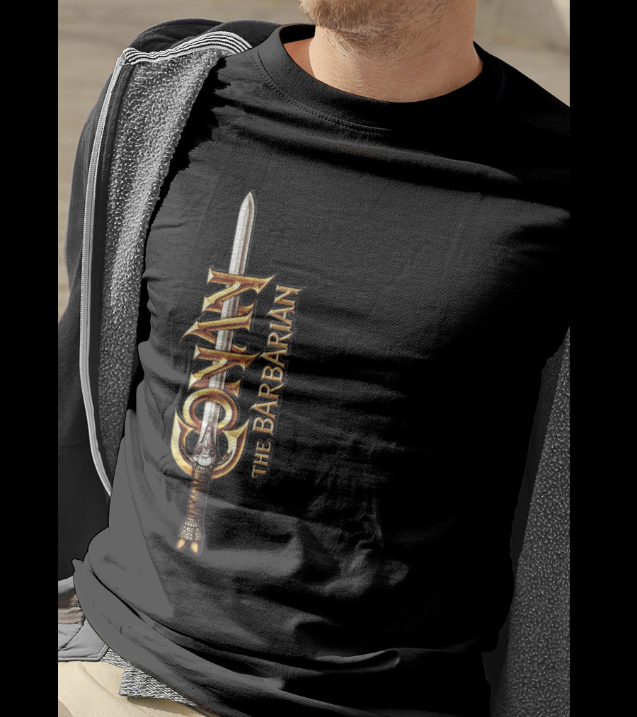 Conan The Barbarian Sword Logo CB 036 T-Shirt