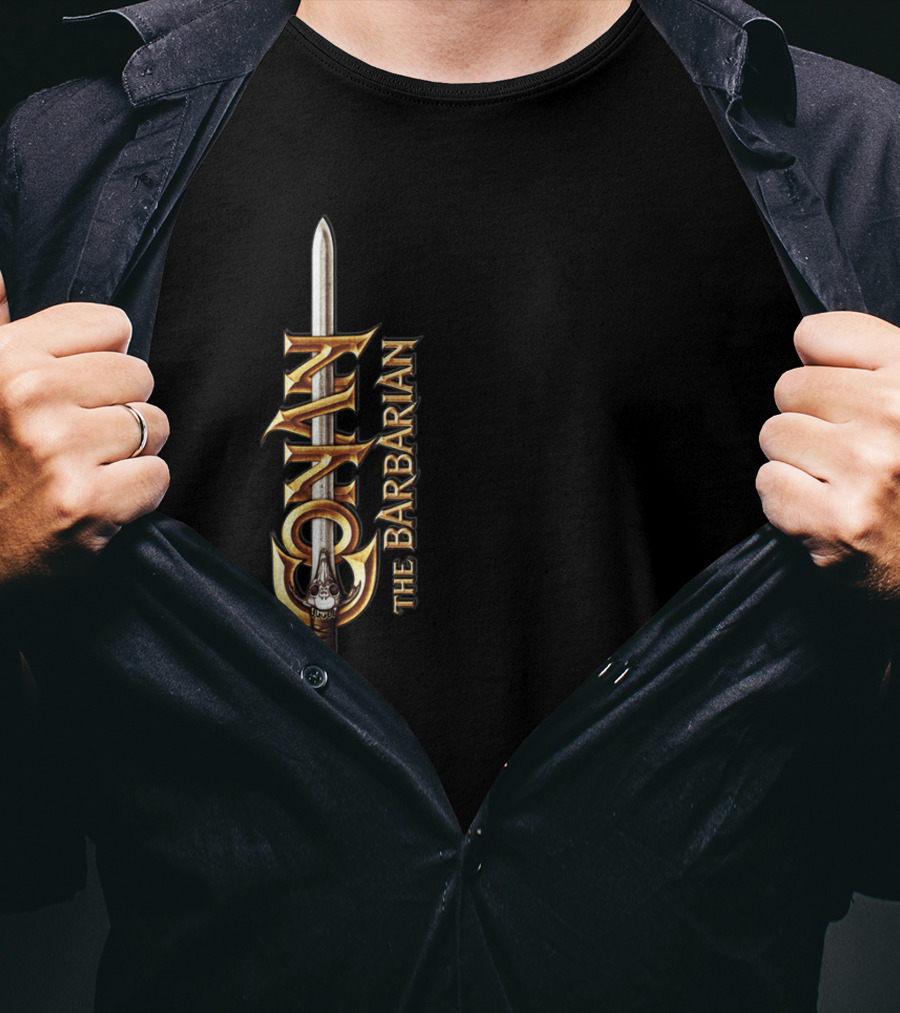 Conan The Barbarian Sword Logo CB 036 T-Shirt