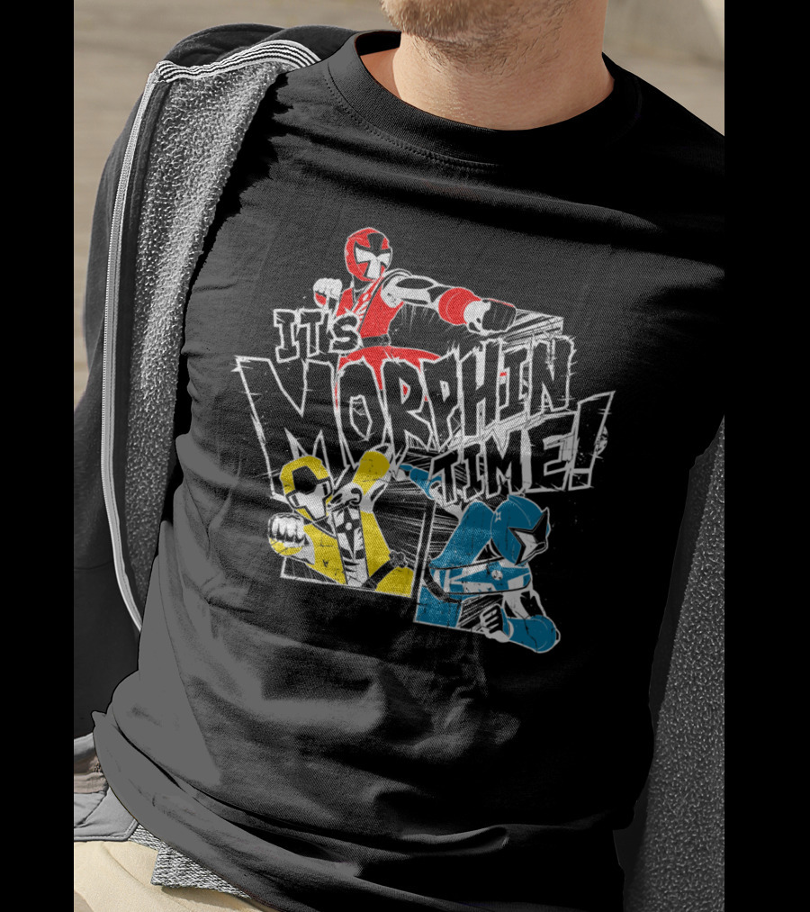 It's Morphin Time Power Rangers T-Shirt