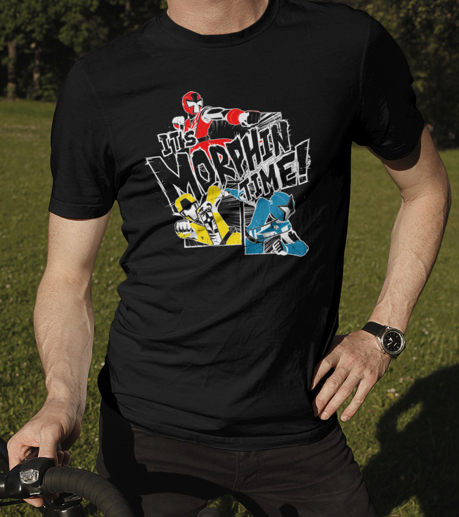 It's Morphin Time Power Rangers T-Shirt