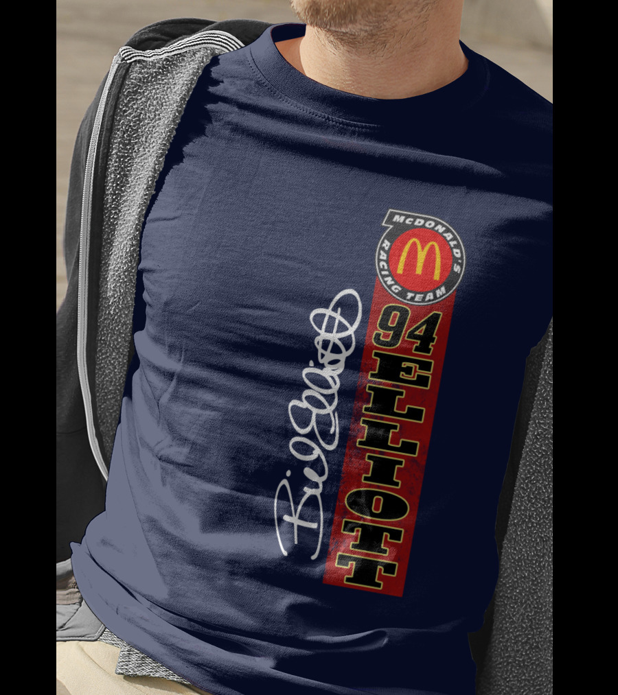 McDonald's Racing Team 94 Bill Elliott Signature T-Shirt