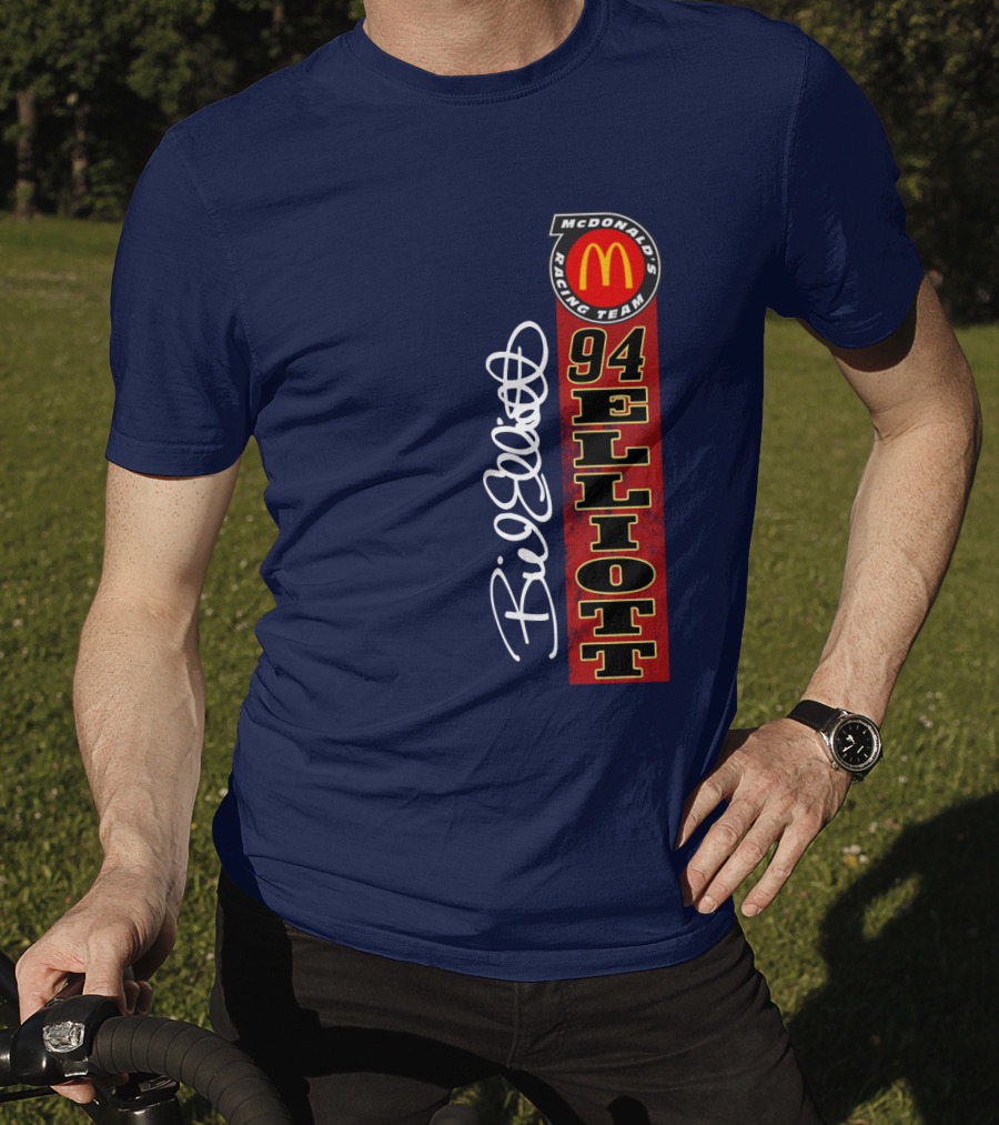 McDonald's Racing Team 94 Bill Elliott Signature T-Shirt