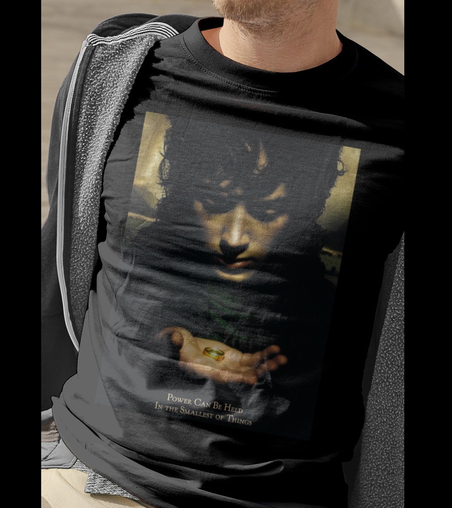 The Lord Of The Rings Frodo Baggins Power Can Be Held In The Smallest Of Things T-Shirt